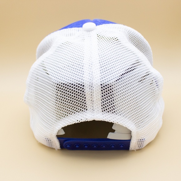 Vintage 80s NASA Kennedy Space Center Kandi Tops Foam front Mesh back Youth size - Picture 5 of 7